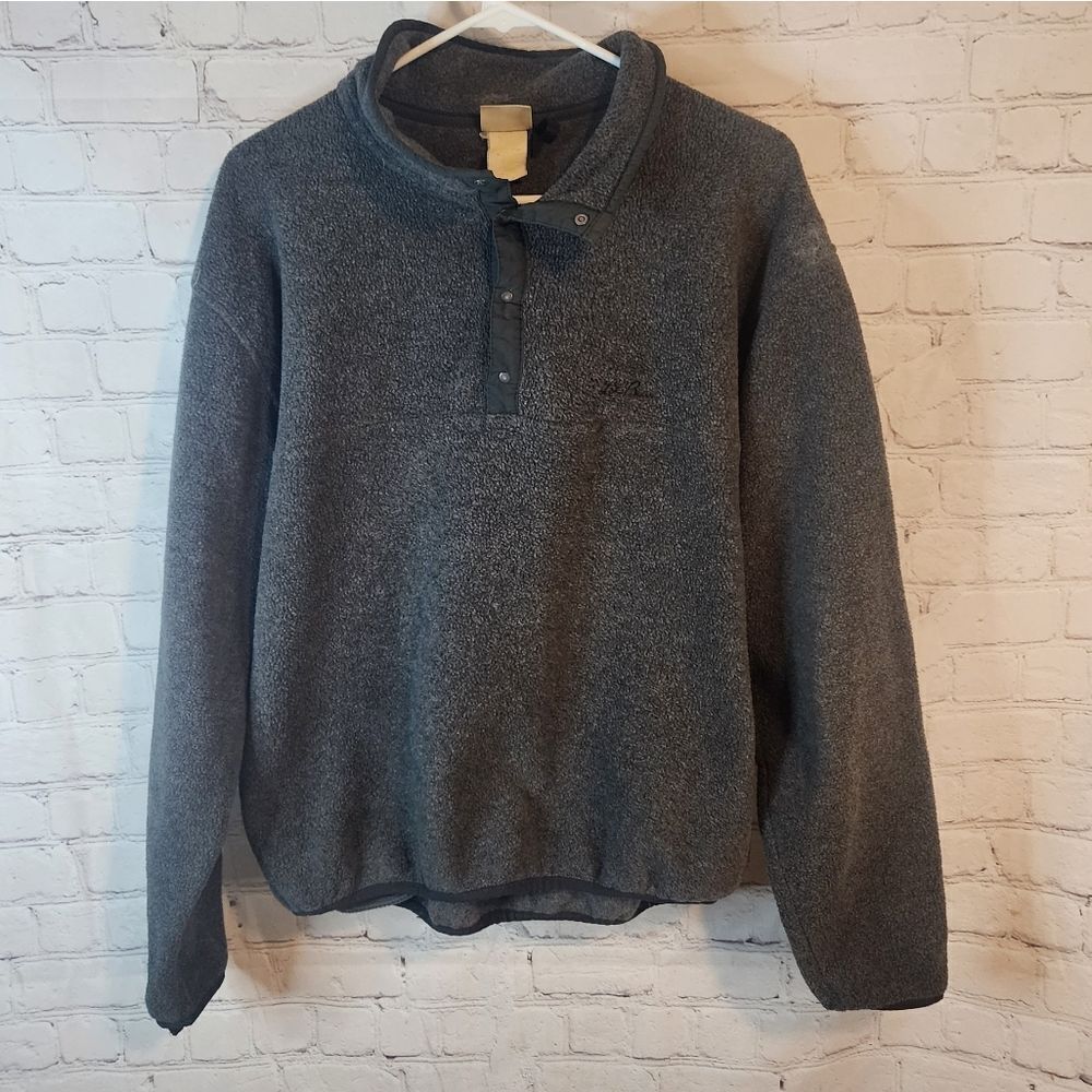 Men's L.L. Bean button-up sweater, size Large